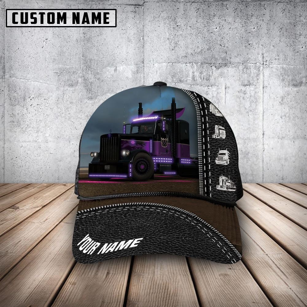 Custom Name Purple Trucker Mesh Cap 2024 Farm Cap Farmer Baseball Cap Gift For Farmer