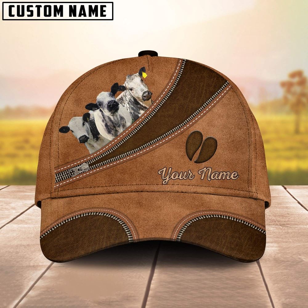 Custom Name Speakle Park Brown Happiness Cap Farm Cap Farmer Baseball Cap Gift For Farmer