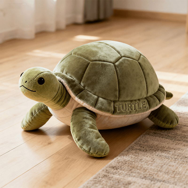 Custom Name Turtle Pillow 3D Print Pillow Turtle Themed Gift for Mom