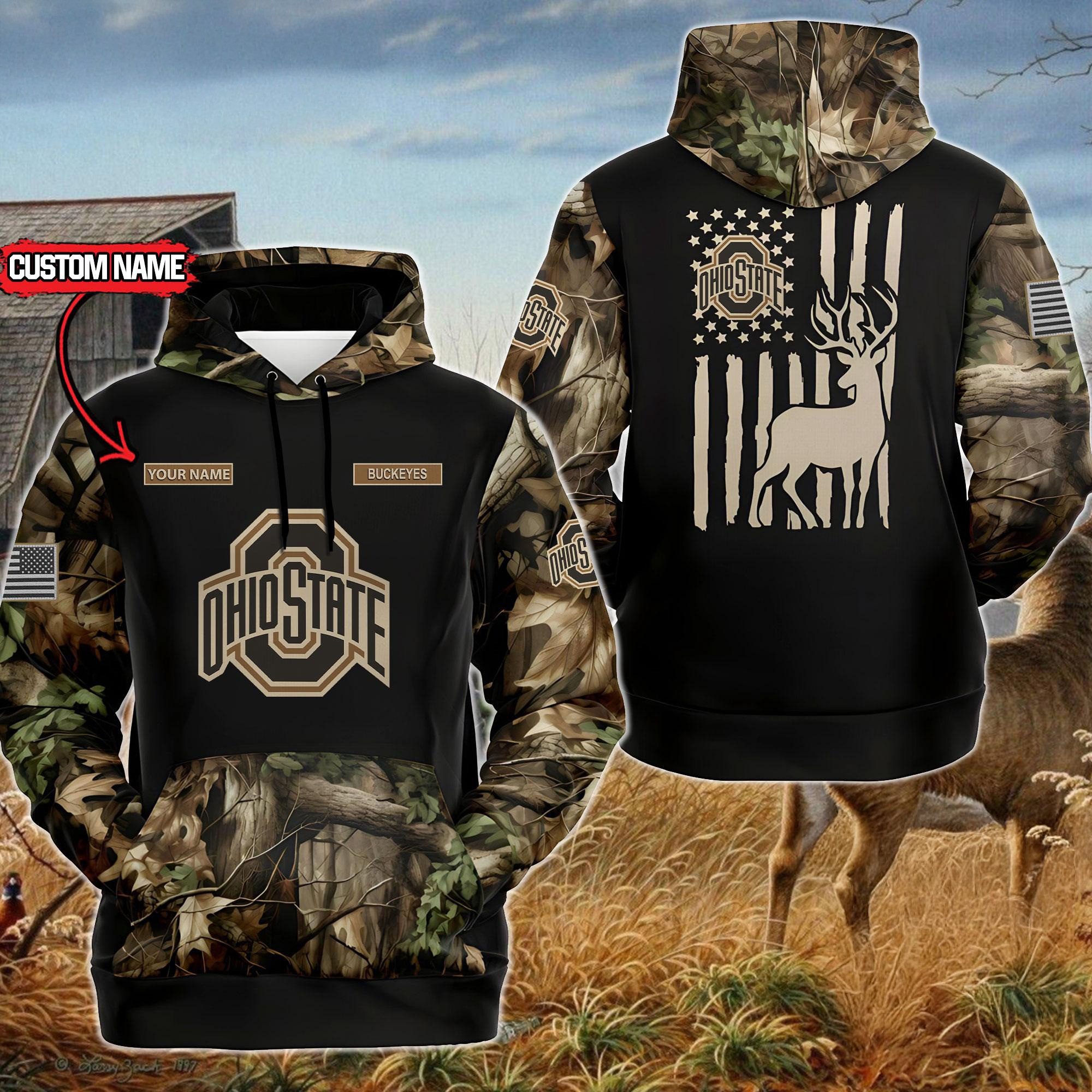 Custom NCAA Alabama Crimson Tide Sporty Camo Hunting Style Hoodie Basketball Fan Gifts