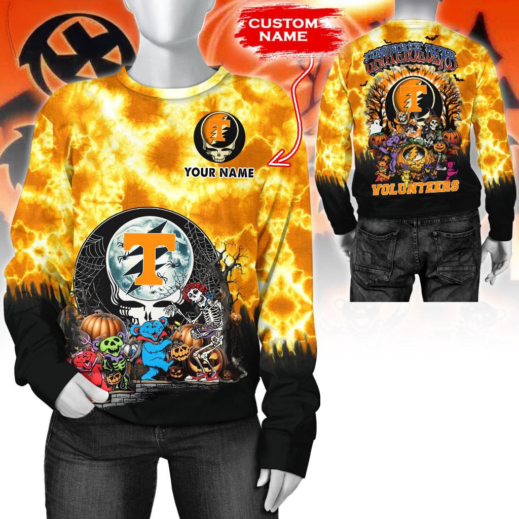 Custom NCAA Tennessee Volunteers Special Football Halloween Sweatshirt Football Fans Gifts