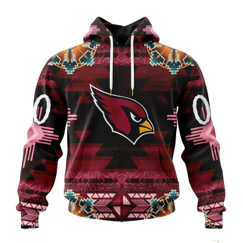 Custom NFL Arizona Cardinals Native Pattern Hoodie Unique Gifts For Football Fans