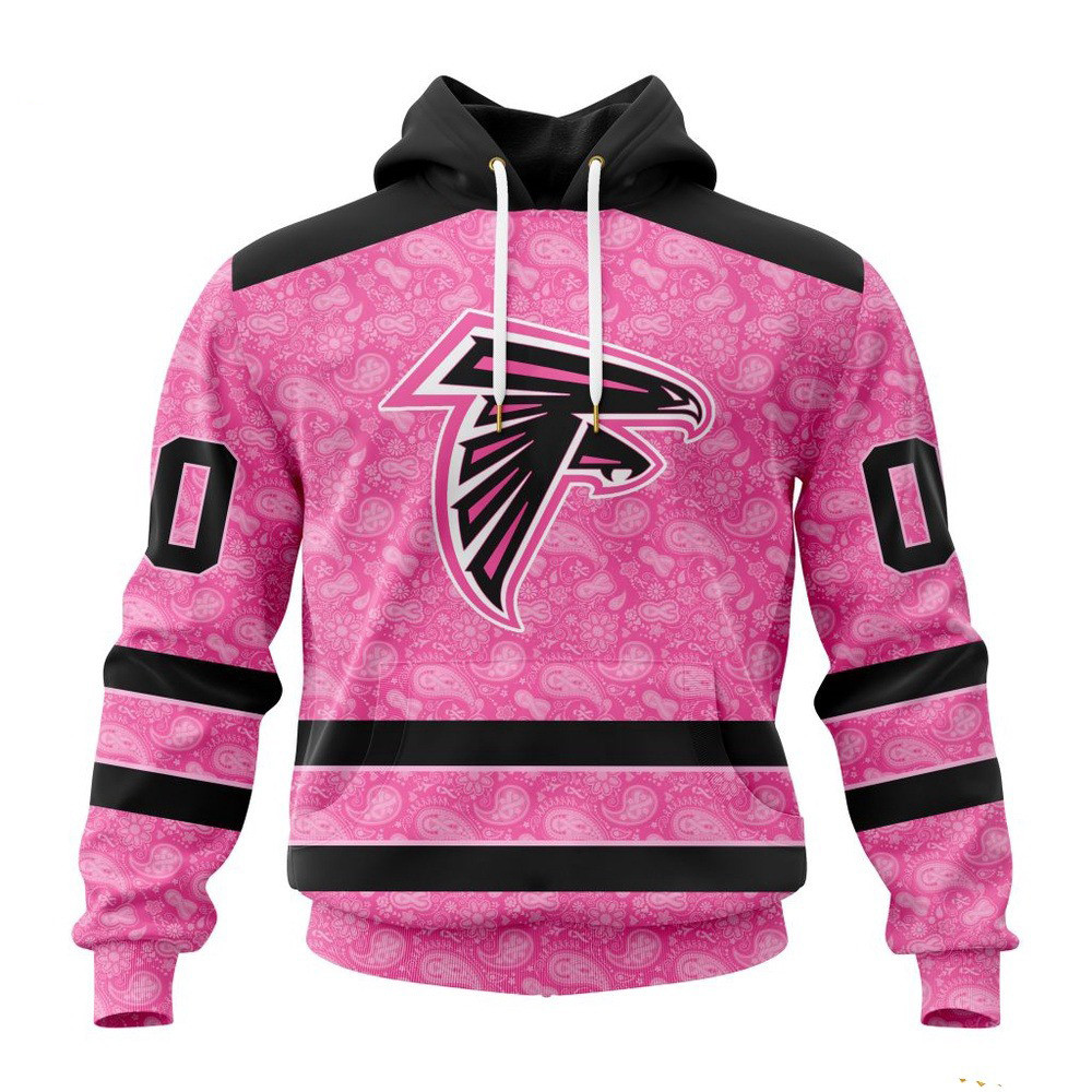 Custom NFL Atlanta Falcons Fight Breast Cancer Hoodie Unique Gifts For Football Lovers