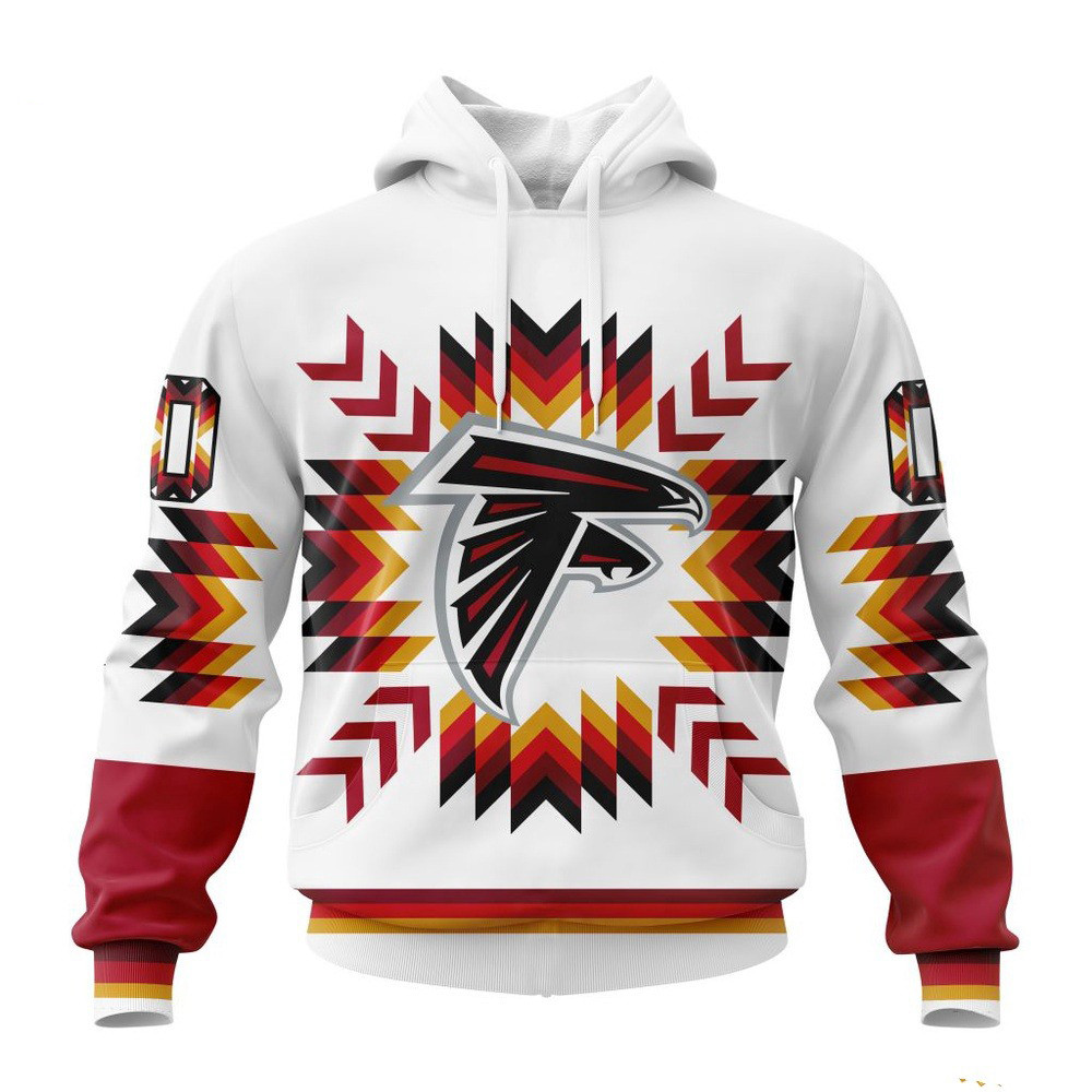 Custom NFL Atlanta Falcons Native Pattern Hoodie Football Fan Gift Ideas