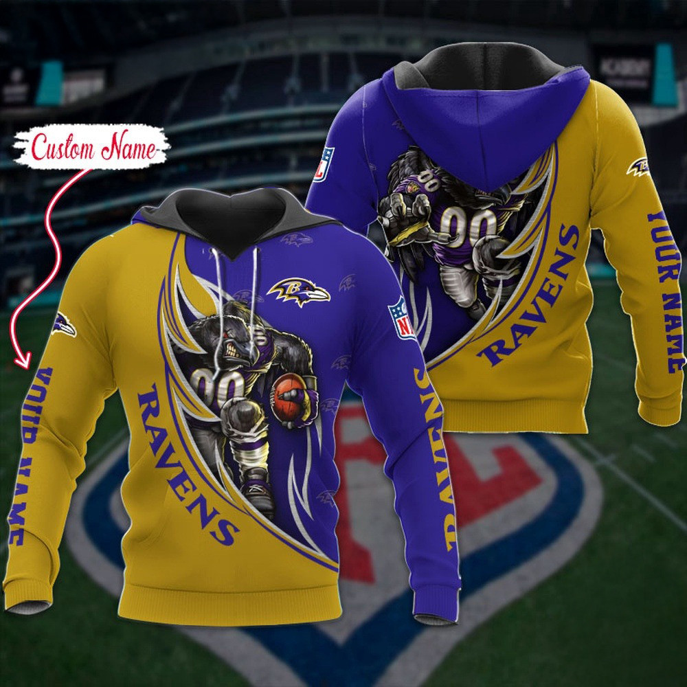 Custom NFL Baltimore Ravens Hoodie Damn Right Sport Hoodie Gift Ideas For Football Lovers