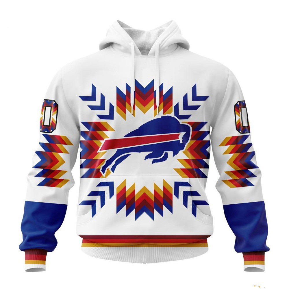 Custom NFL Buffalo Bills Native Pattern Hoodie Unique Gifts For Football Lovers