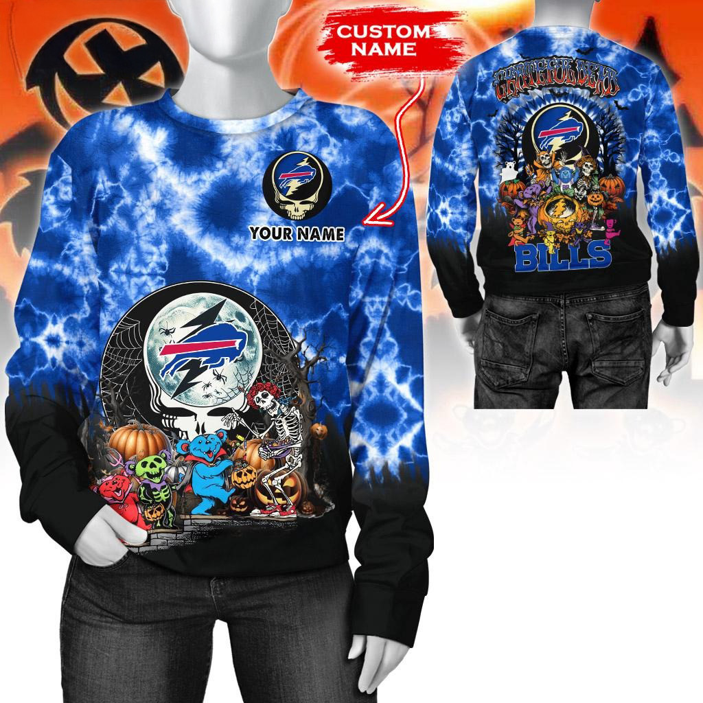 Custom NFL Buffalo Bills Special Football Halloween Sweatshirt Presents For Football Lovers