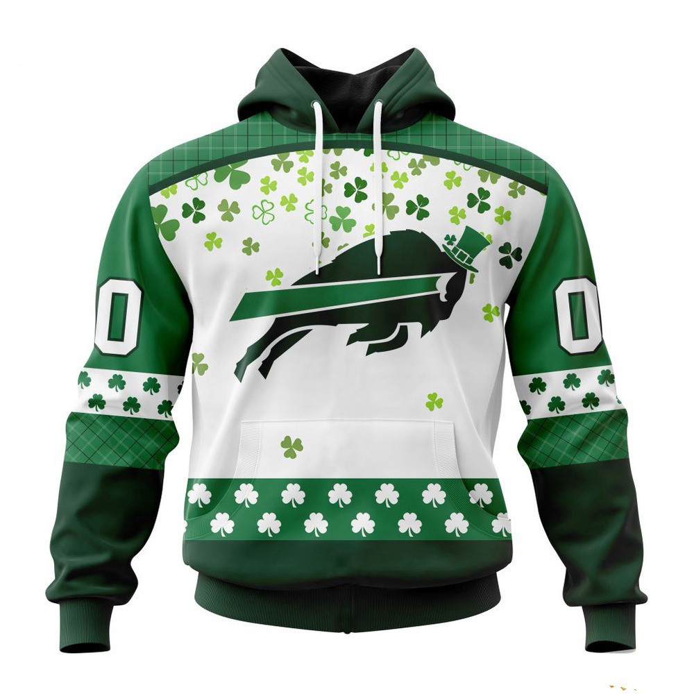 Custom NFL Buffalo Bills St Patricks Day Hoodie Gift Ideas For Football Lovers