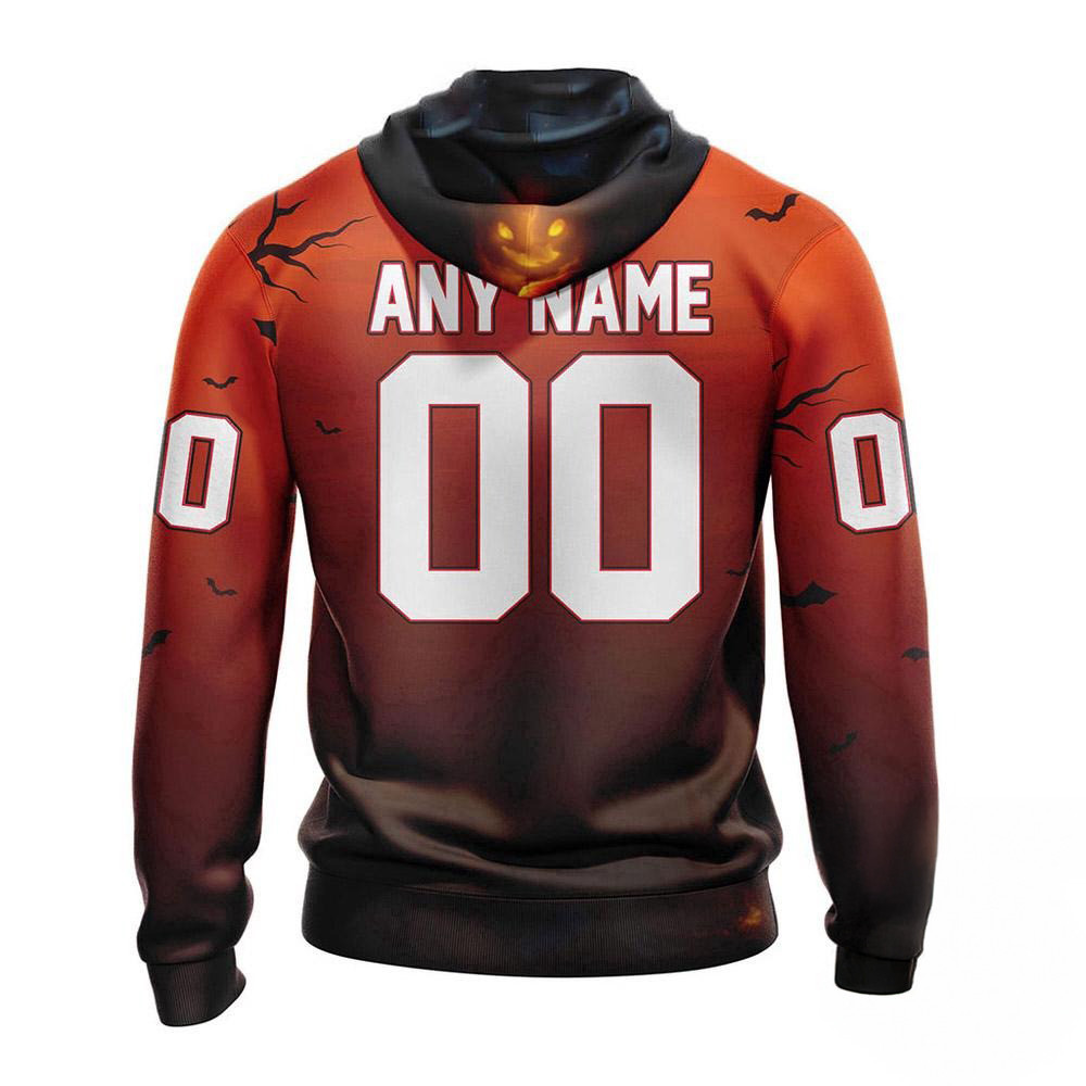 Custom NFL Carolina Panthers Ghost Witches Halloween Hoodie Gifts For Football Fan