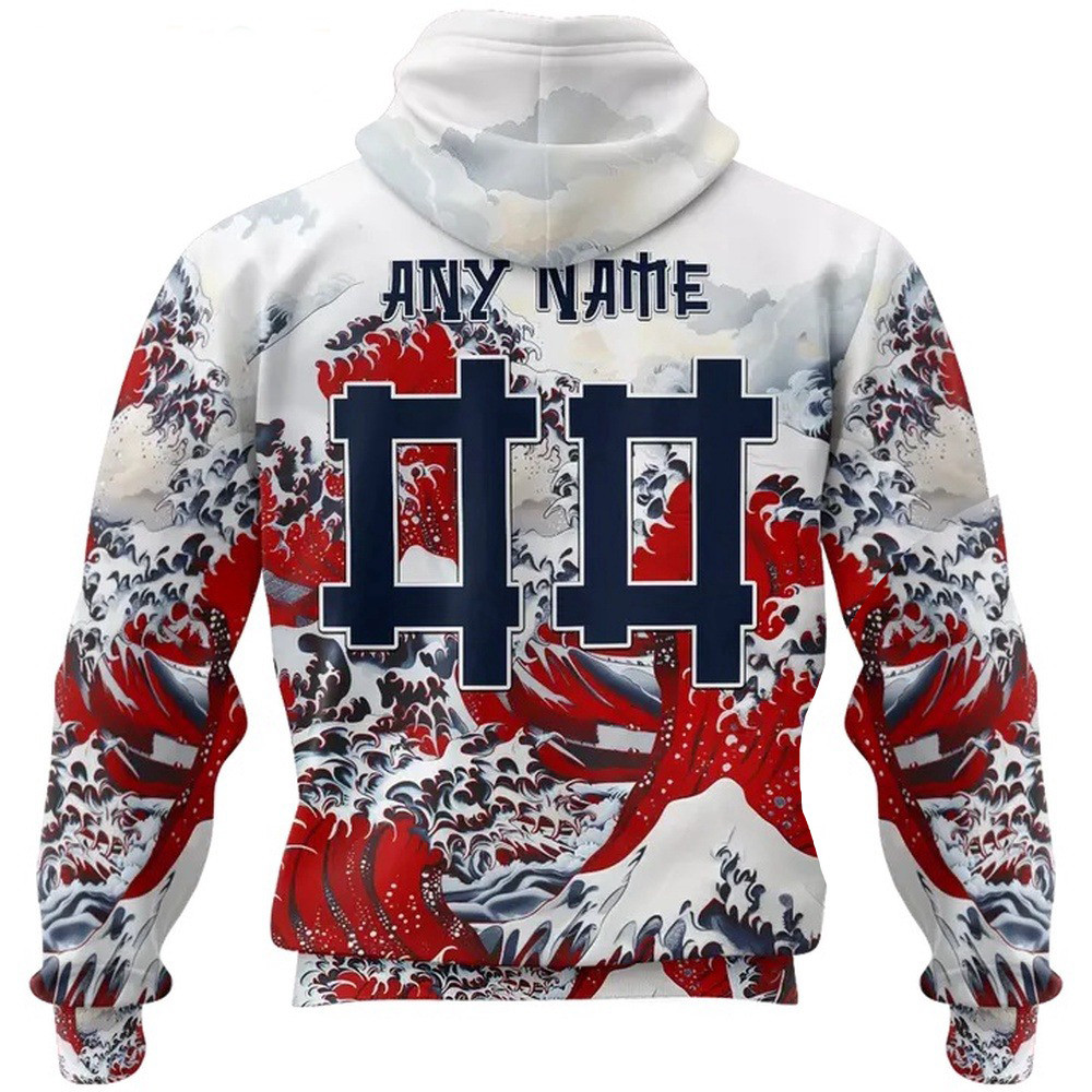 Custom NFL Chicago Bears Football Great Wave Hoodie Gift Ideas For Football Lovers