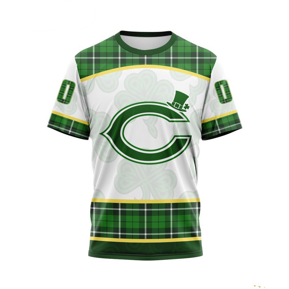 Custom NFL Chicago Bears Shirt Design For St Patricks Day Unique Gifts For Football Fans