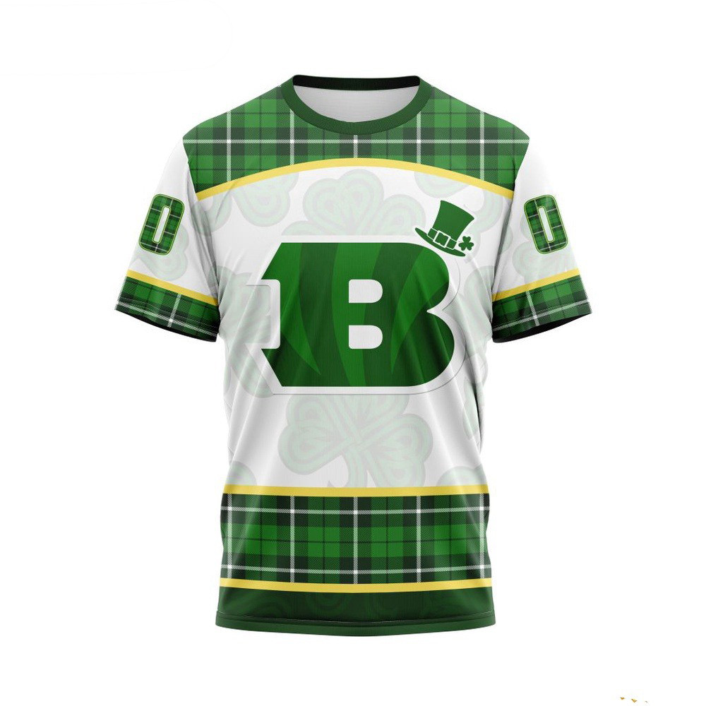 Custom NFL Cincinnati Bengals St Patrick's Day T-Shirt Gift Ideas For Football Lovers