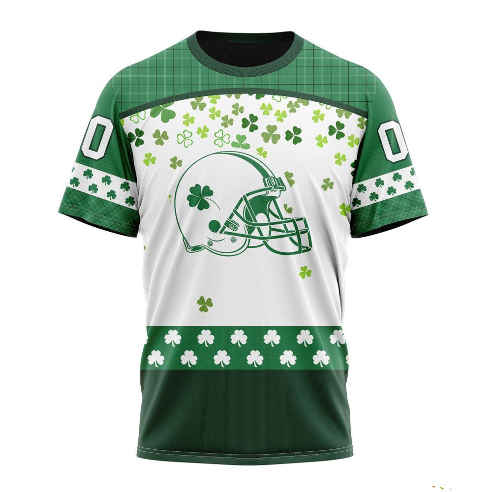 Custom NFL Cleveland Browns St Patrick's Day Shirt Best Gifts For NFL Fans