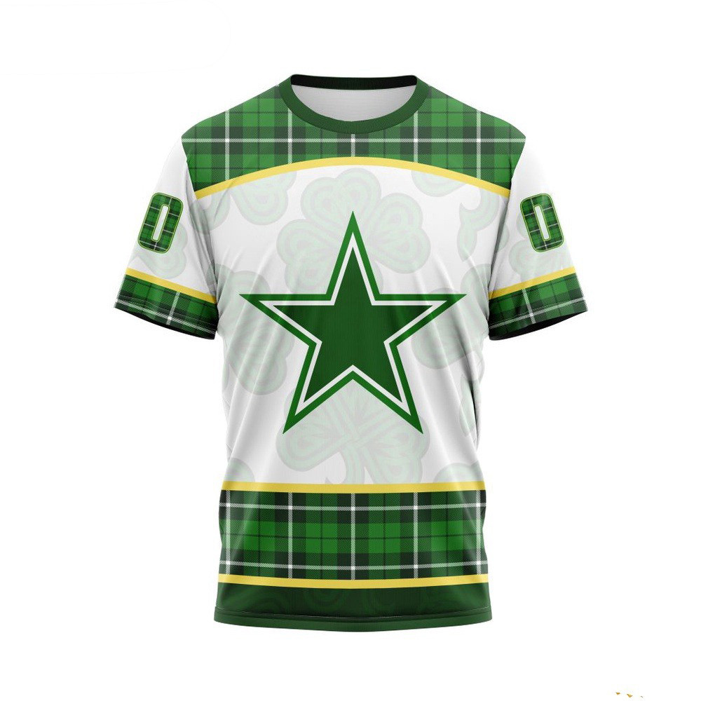 Custom NFL Dallas Cowboys St Patrick's Day Shirt Football Themed Gifts