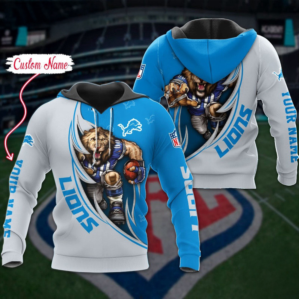 Custom NFL Detroit Lions Hoodie Damn Right Sport Hoodie Best Gifts For Football Fans