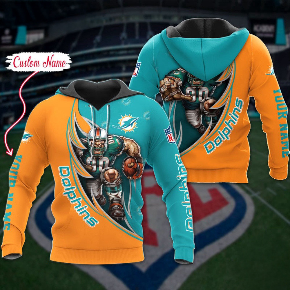 Custom NFL Miami Dolphins Hoodie Damn Right Sport Hoodie Best Gift For Football Lovers