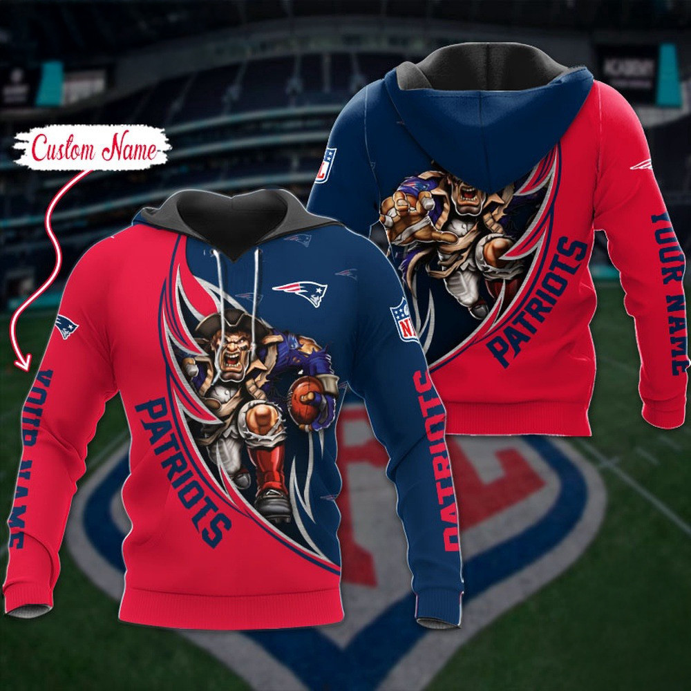Custom NFL New England Patriots Hoodie Damn Right Sport Hoodie Best Gifts For NFL Fans
