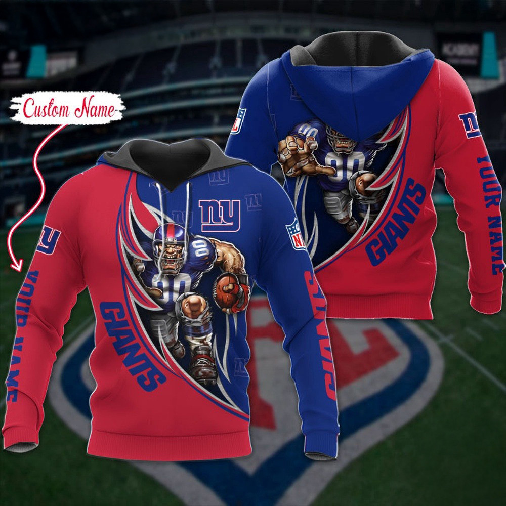Custom NFL New York Giants Hoodie Damn Right Sport Hoodie Unique Gifts For Football Fans