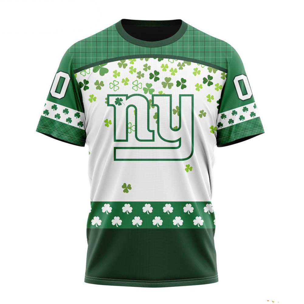 Custom NFL New York Giants St Patricks Day T-Shirt Best Gift For Football Lovers