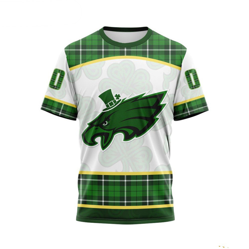 Custom NFL Philadelphia Eagles St Patricks Day T-Shirt Presents For Football Lovers
