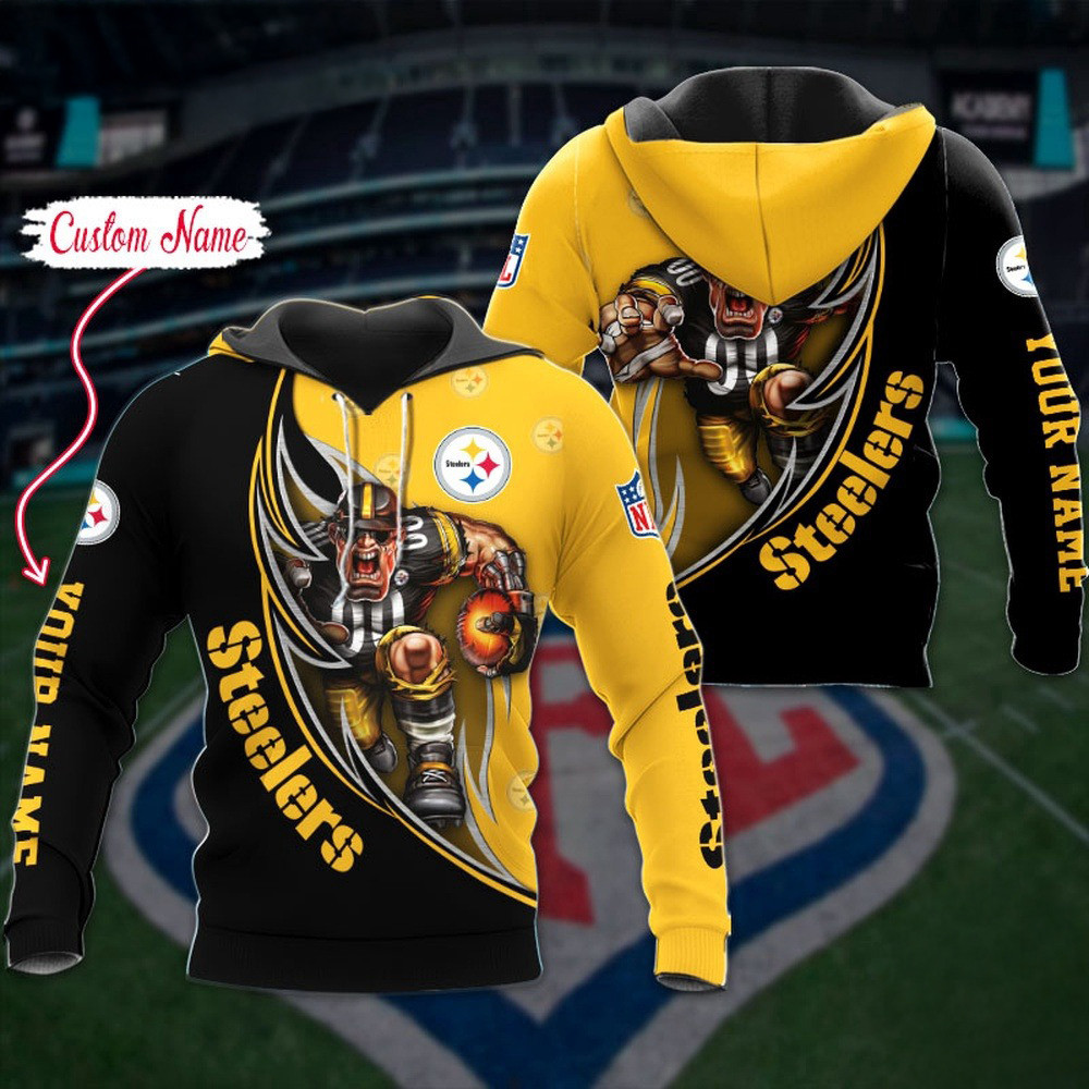 Custom NFL Pittsburgh Steelers Hoodie Damn Right Sport Hoodie Best Football Gifts