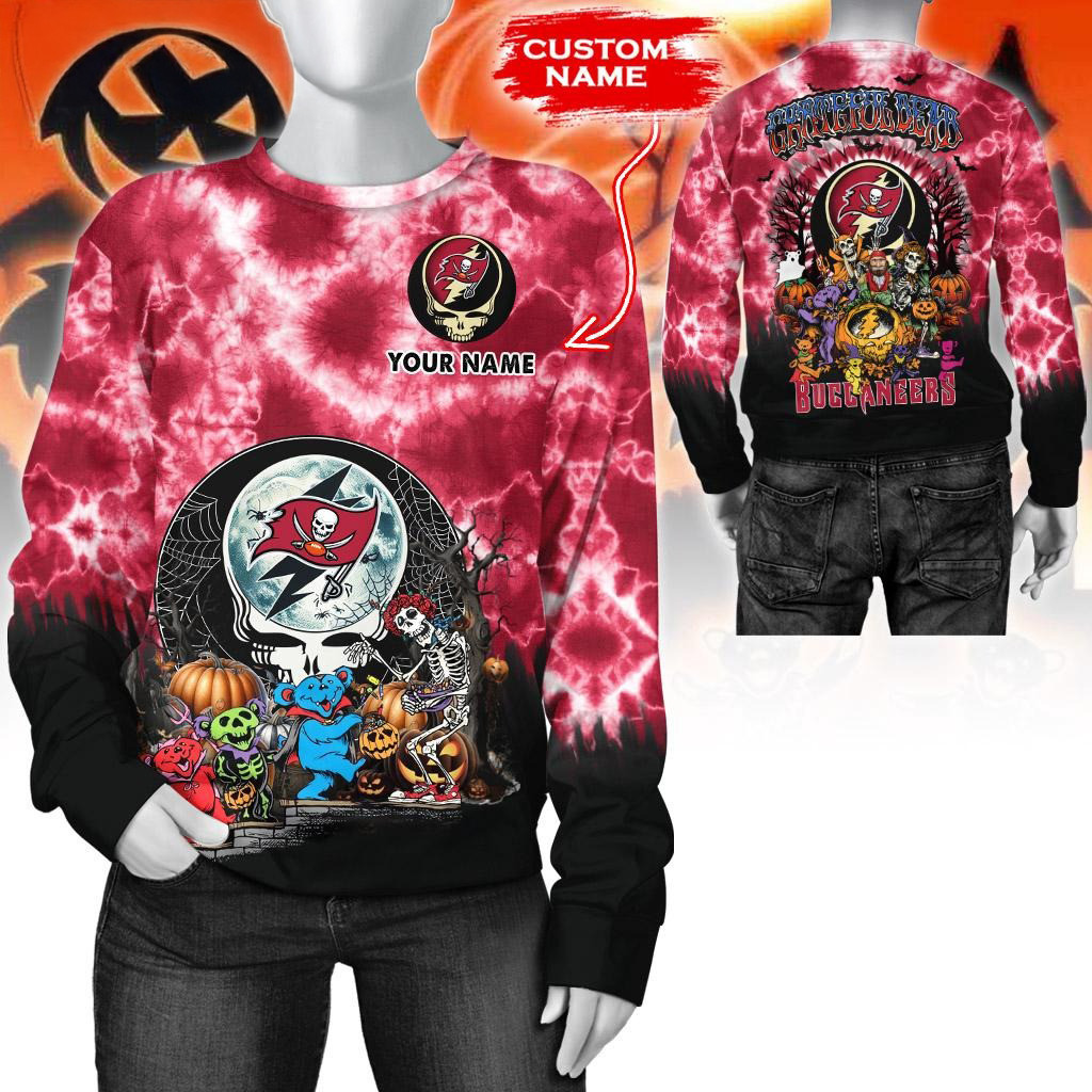 Custom NFL Tampa Bay Buccaneers Special Football Halloween Sweatshirt Gift For Football Lovers