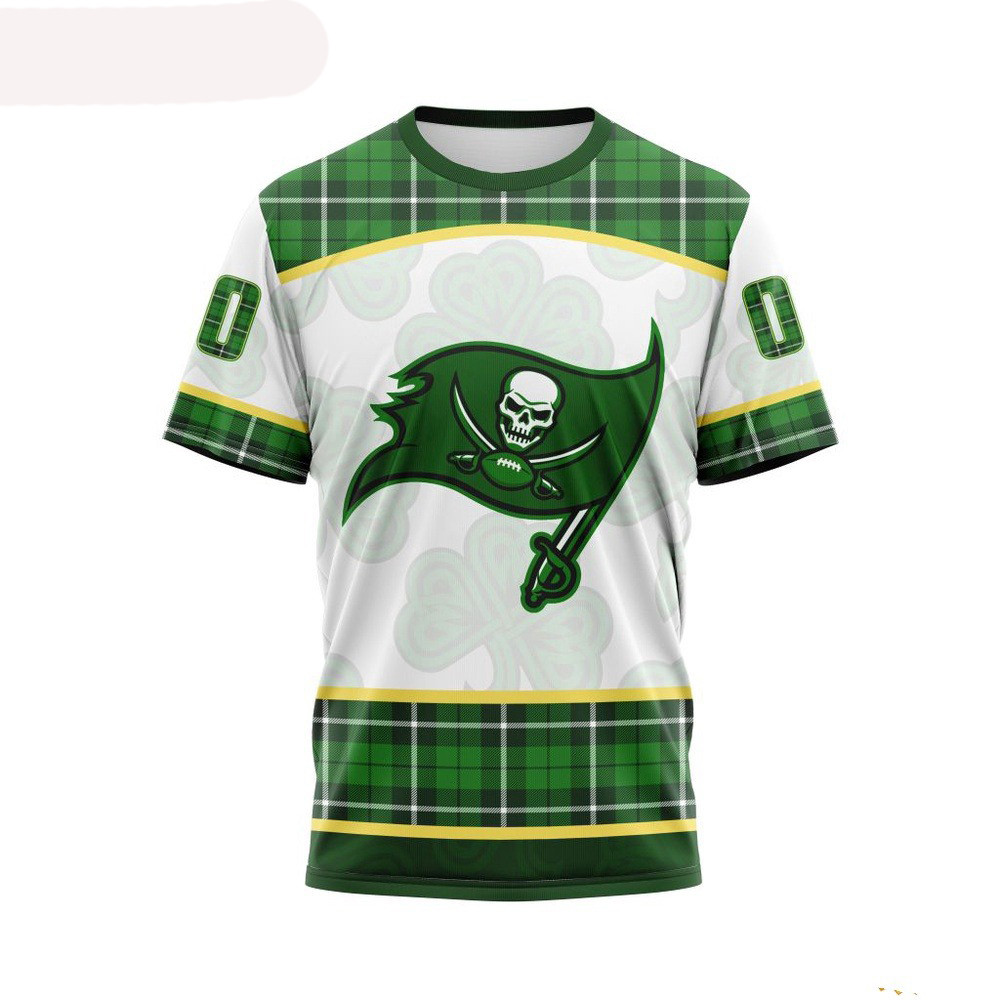 Custom NFL Tampa Bay Buccaneers St Patrick's Day T-Shirt Best Gifts For Football Fans
