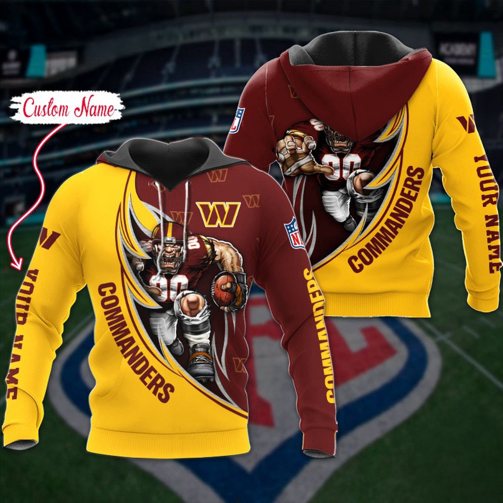 Custom NFL Washington Commanders Hoodie Damn Right Sport Hoodie Best Football Gifts