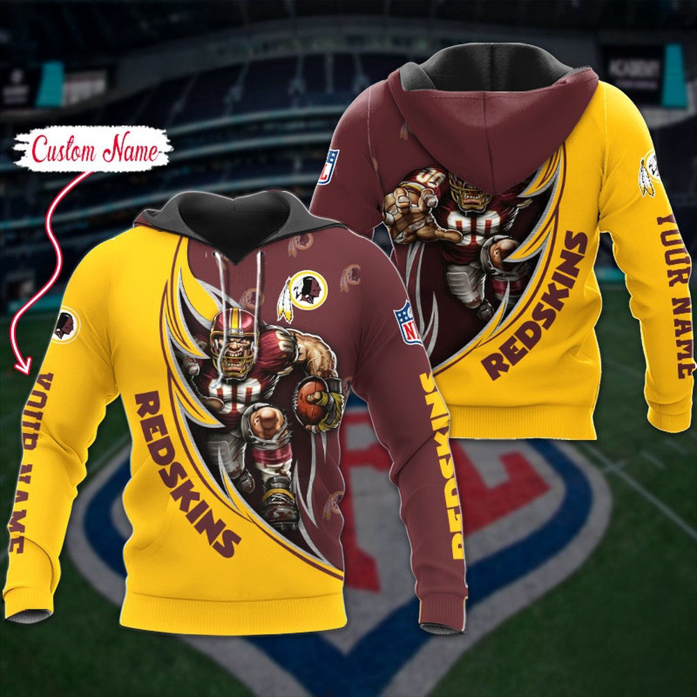 Custom NFL Washington Redskins Hoodie Damn Right Sport Hoodie Gift Ideas For Football Lovers
