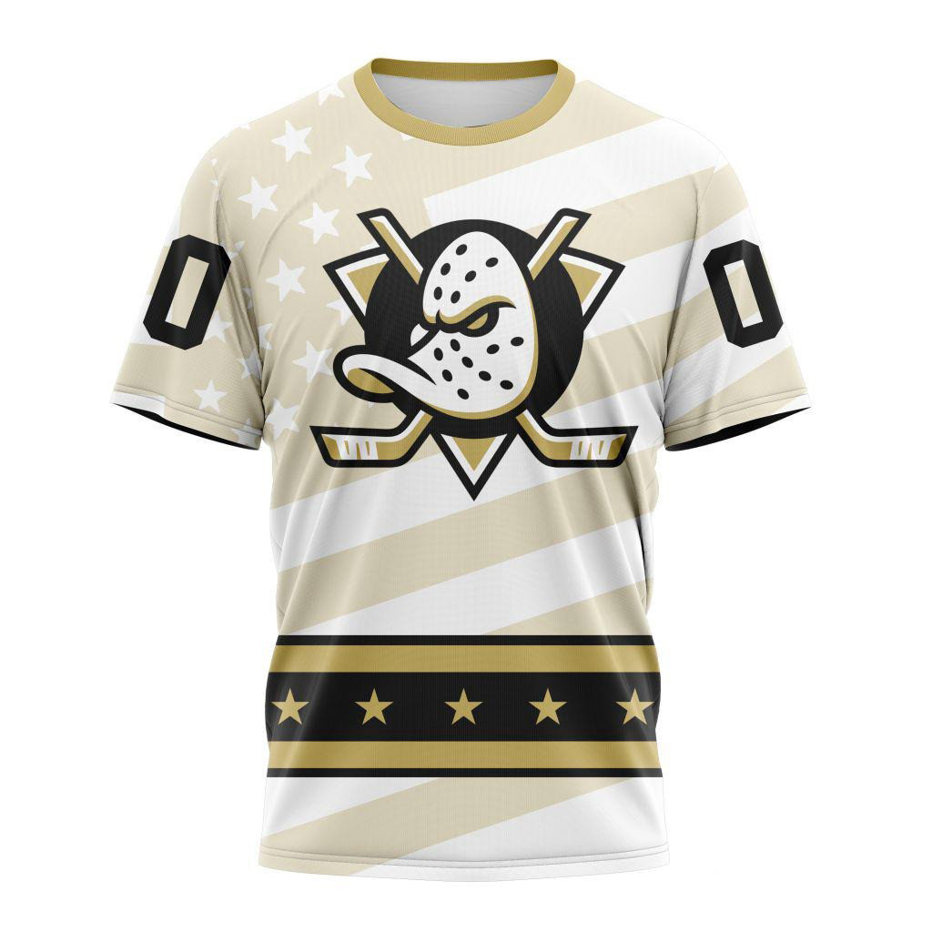 Custom NHL Anaheim Ducks Hockey Special Military Appreciation Shirt Hockey Fan Gifts