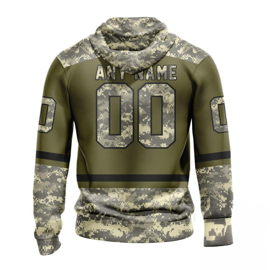 Custom NHL Carolina Hurricanes Special Veterans Military Appreciation Hoodie Gifts For Fans