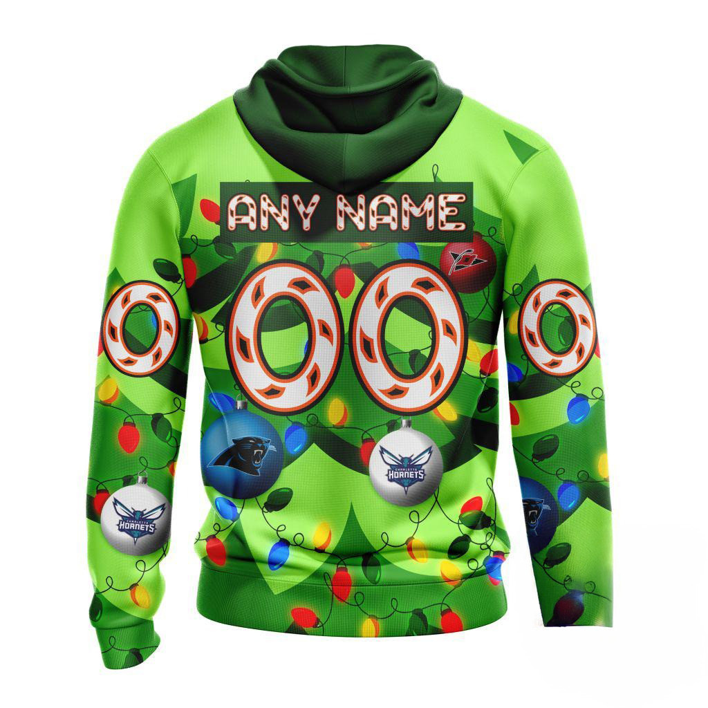 Custom NHL Carolina Hurricanes Specialized Christmas Tree Color And City's Sports Teams Hoodie