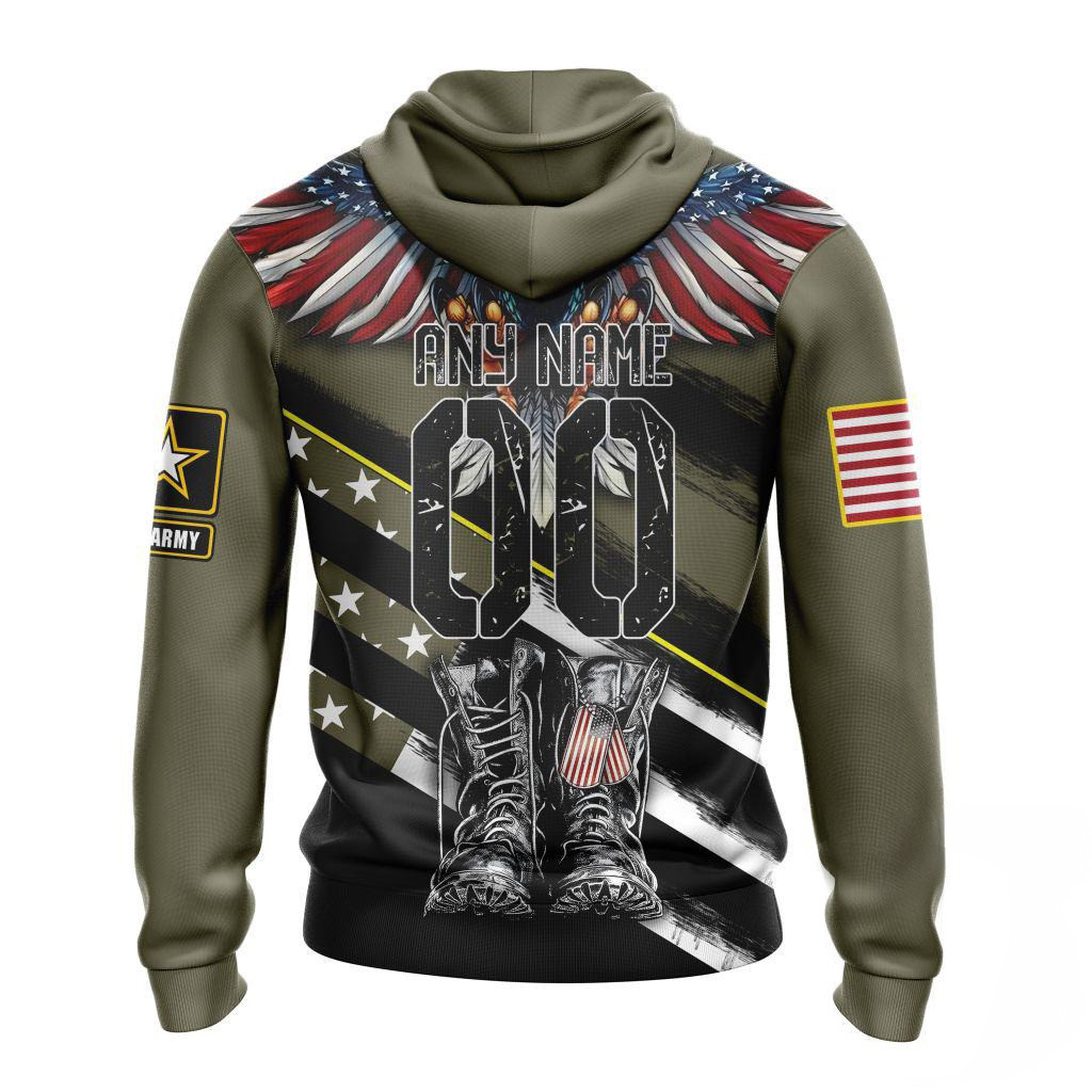Custom NHL Colorado Avalanche Special Hockey Honor Veterans And Their Families Hoodie Fan Gifts