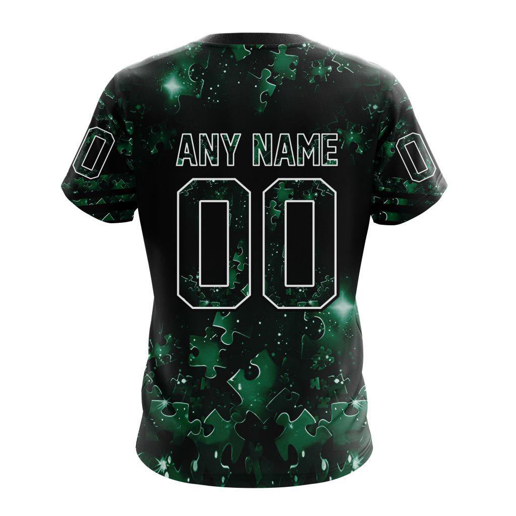 Custom NHL Dallas Stars Autism Awareness Hockey Shirt Ice Hockey Fan Gifts