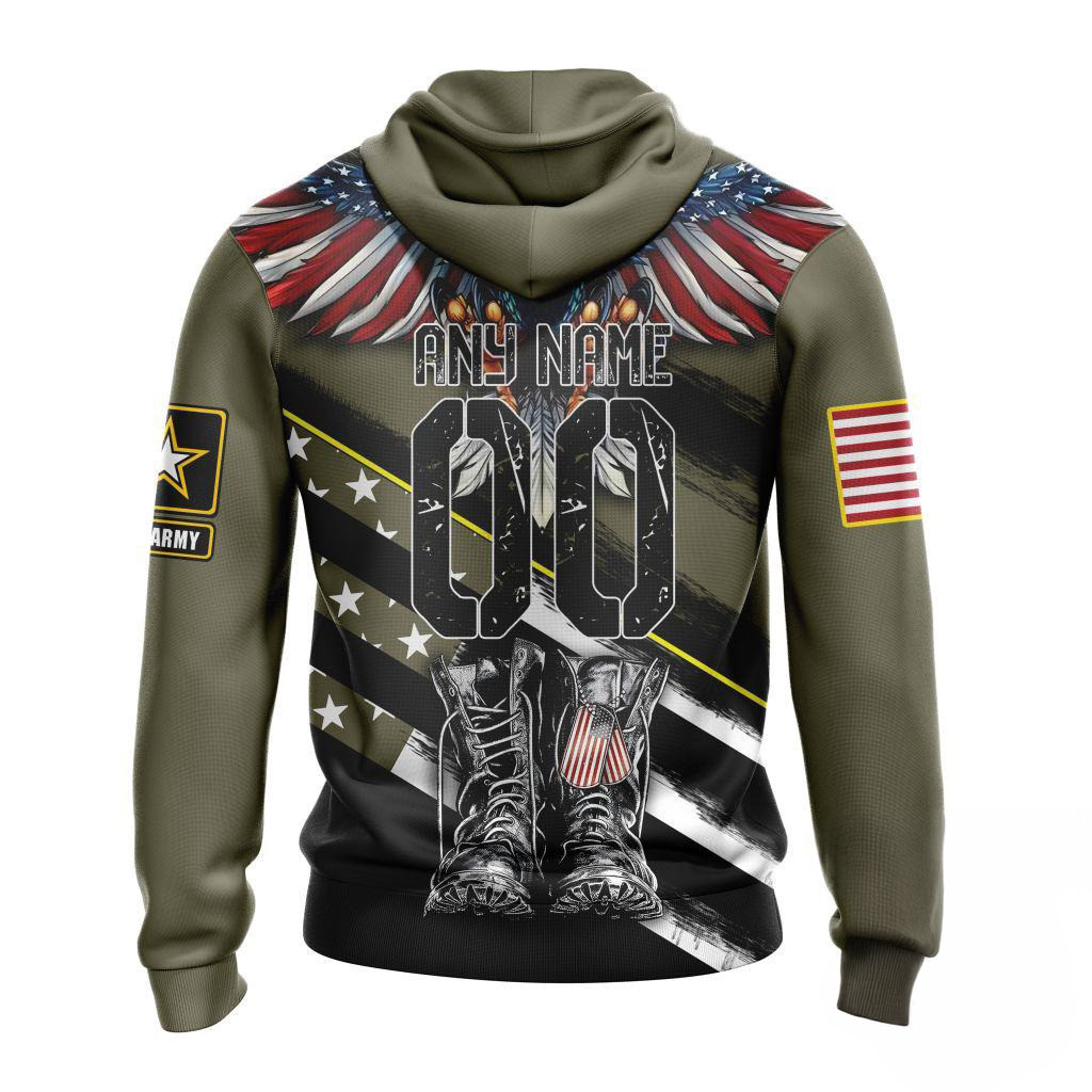 Custom NHL Dallas Stars Special Hockey Honor Veterans And Their Families Hoodie Gift For Fan