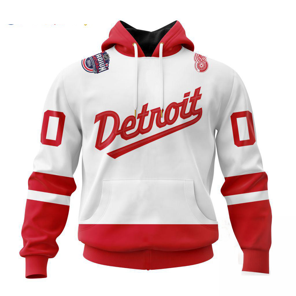 Custom NHL Detroit Red Wings Personalized 2025 Stadium Series Hoodie Gifts For Hockey Fan