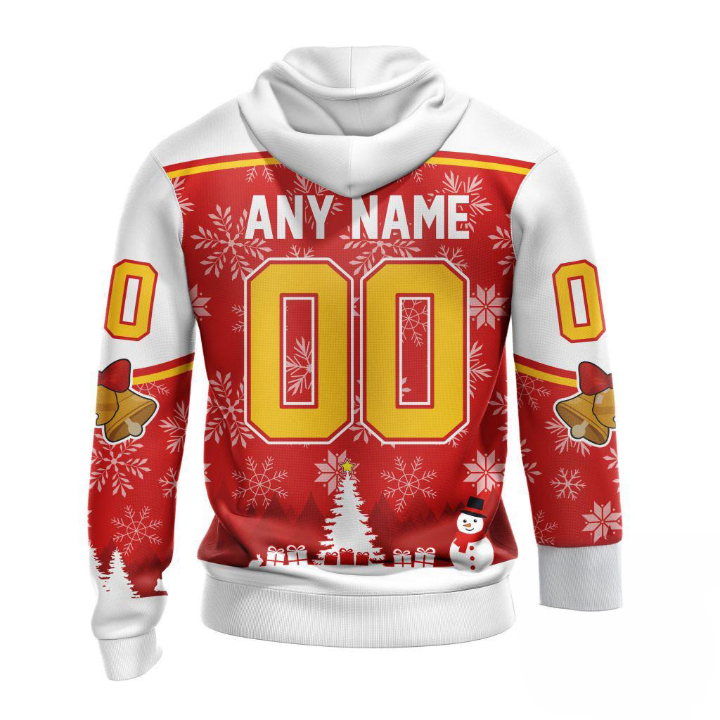 Custom NHL Detroit Red Wings Special Santa Hats Logo Team Merry Christmas Hoodie Gift For Fans