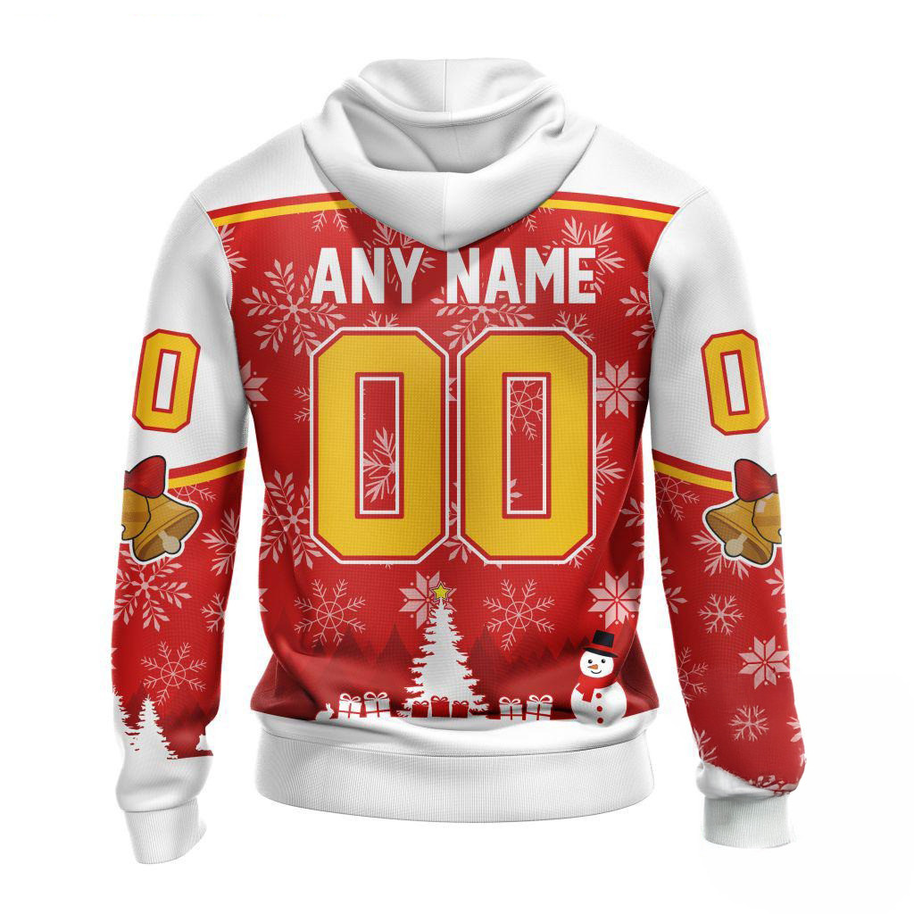 Custom NHL Edmonton Oilers Special Santa Hats Logo Team Merry Christmas Hoodie Gifts For Fans