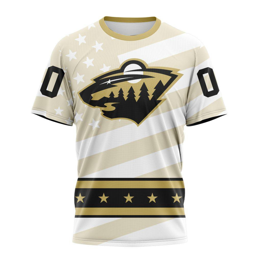 Custom NHL Minnesota Wild Hockey Special Military Appreciation Shirt Gifts For Hockey Fan