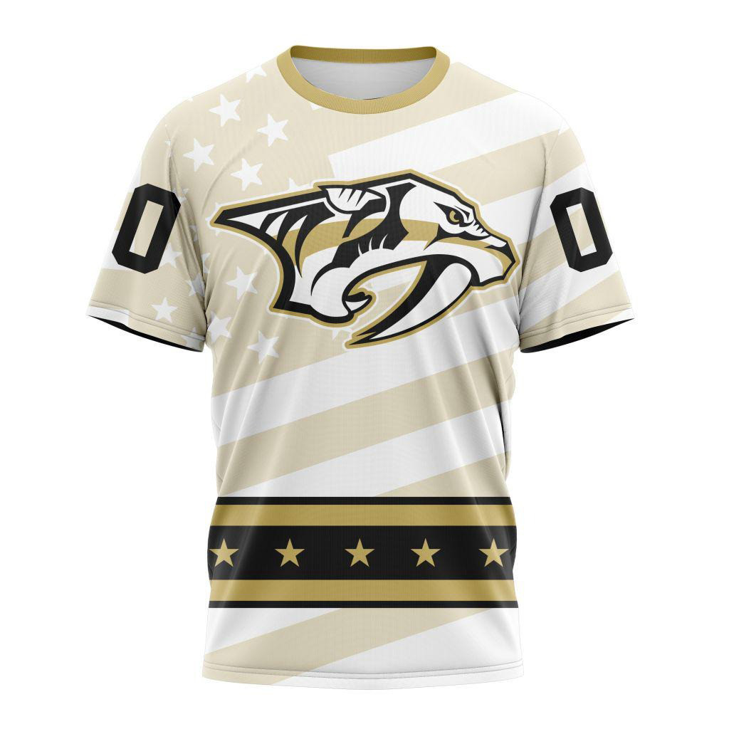 Custom NHL Nashville Predators Hockey Special Military Appreciation Shirt Gift For Boyfriend