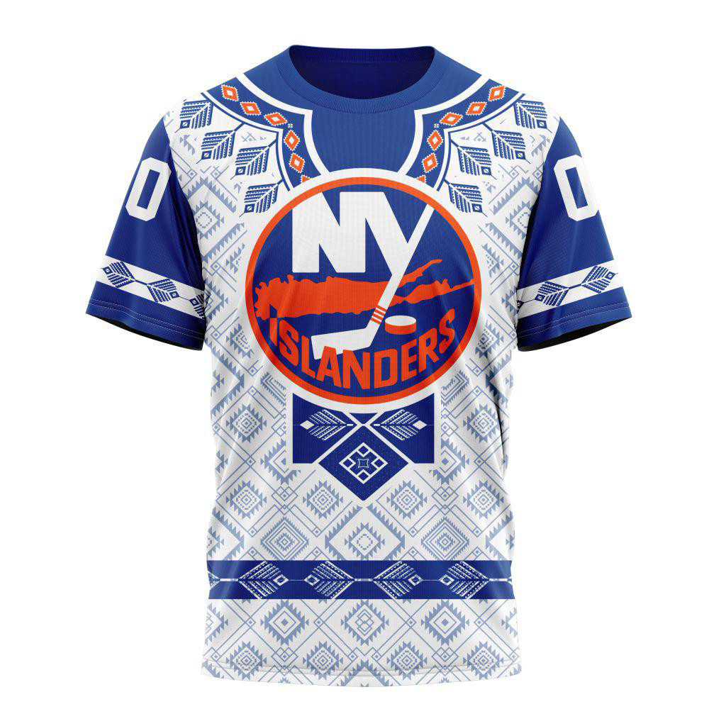 Custom NHL New York Islanders Hockey Team Native Heritage Shirt Gift Ideas For Hockey Lovers