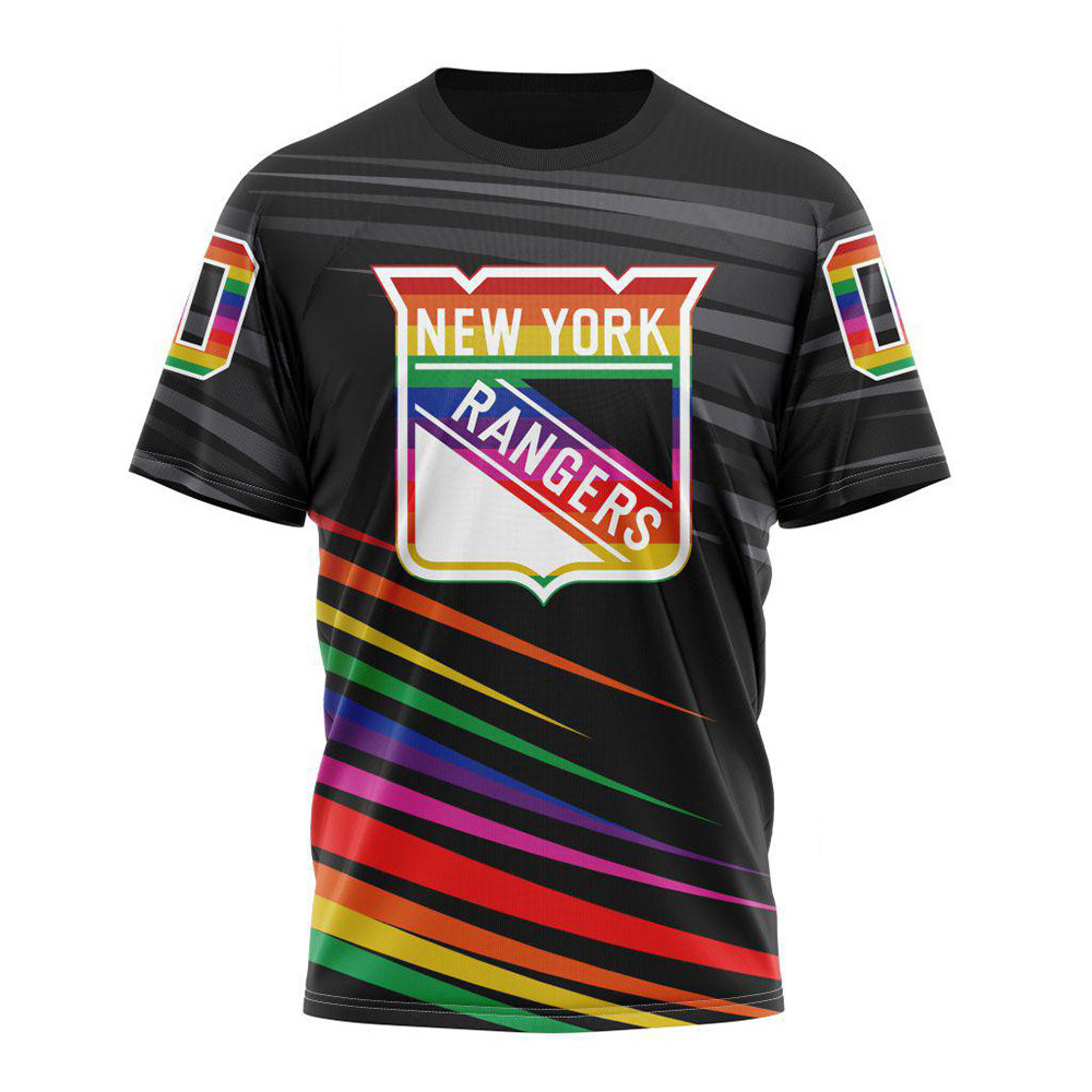 Custom NHL New York Rangers Special Pride Design Hockey Is For Everyone Shirt Fan Gift Ideas