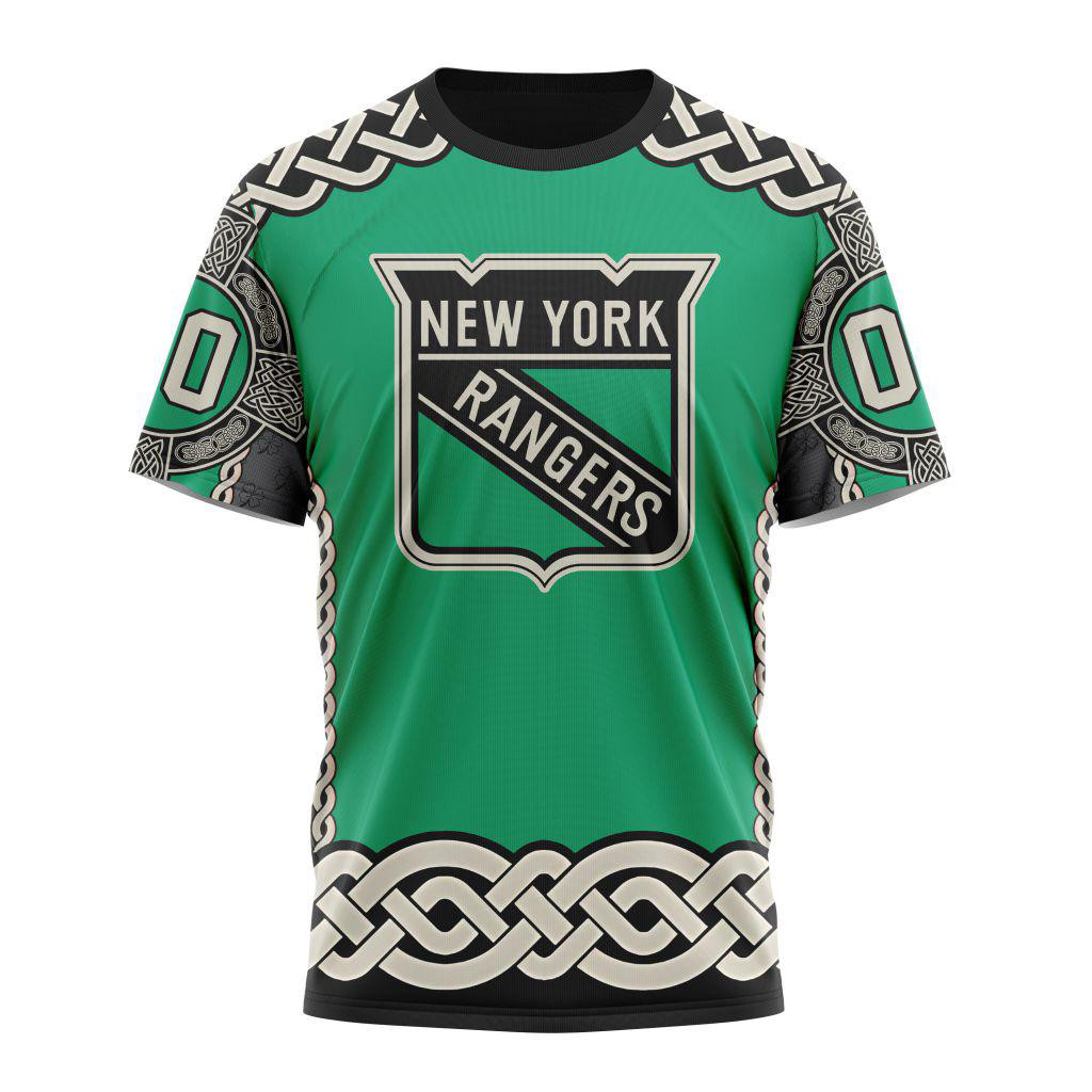 Custom NHL New York Rangers x St.Patrick's Day Shirt Best Gifts For Hockey Fans