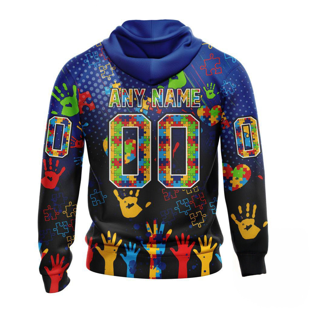 Custom NHL St. Louis Blues Special Autism Awareness Hoodie Gifts For Hockey Enthusiasts