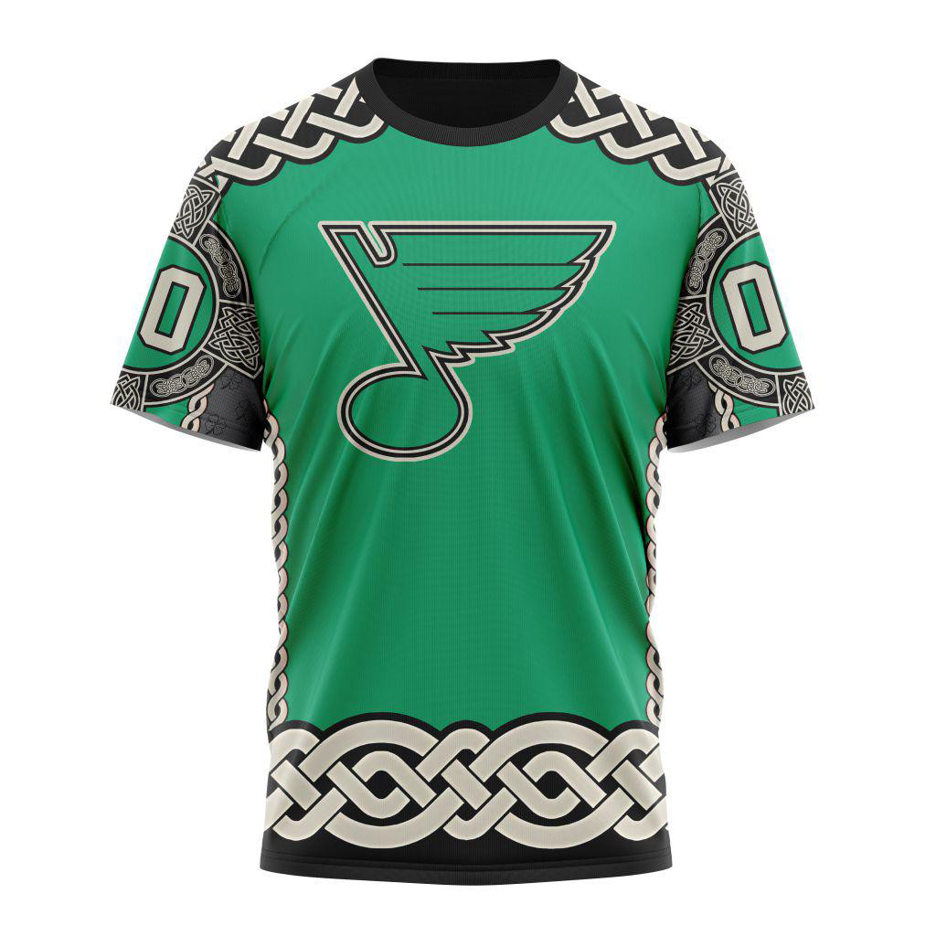 Custom NHL St. Louis Blues x St.Patrick's Day Shirt Gifts For Hockey Enthusiasts