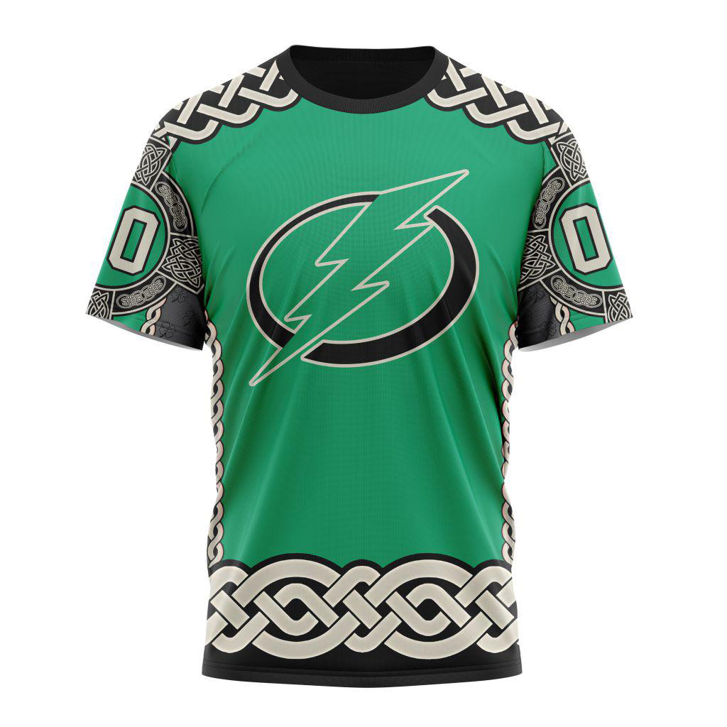 Custom NHL Tampa Bay Lightning x St.Patrick's Day Shirt Great Gifts For Hockey Fans