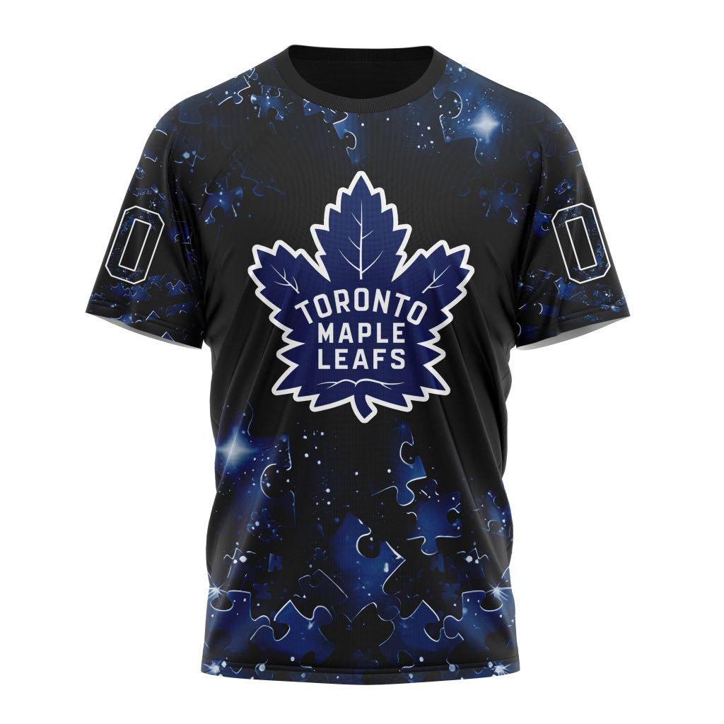 Custom NHL Toronto Maple Leafs Autism Awareness Hockey Shirt Gifts For Ice Hockey Fans