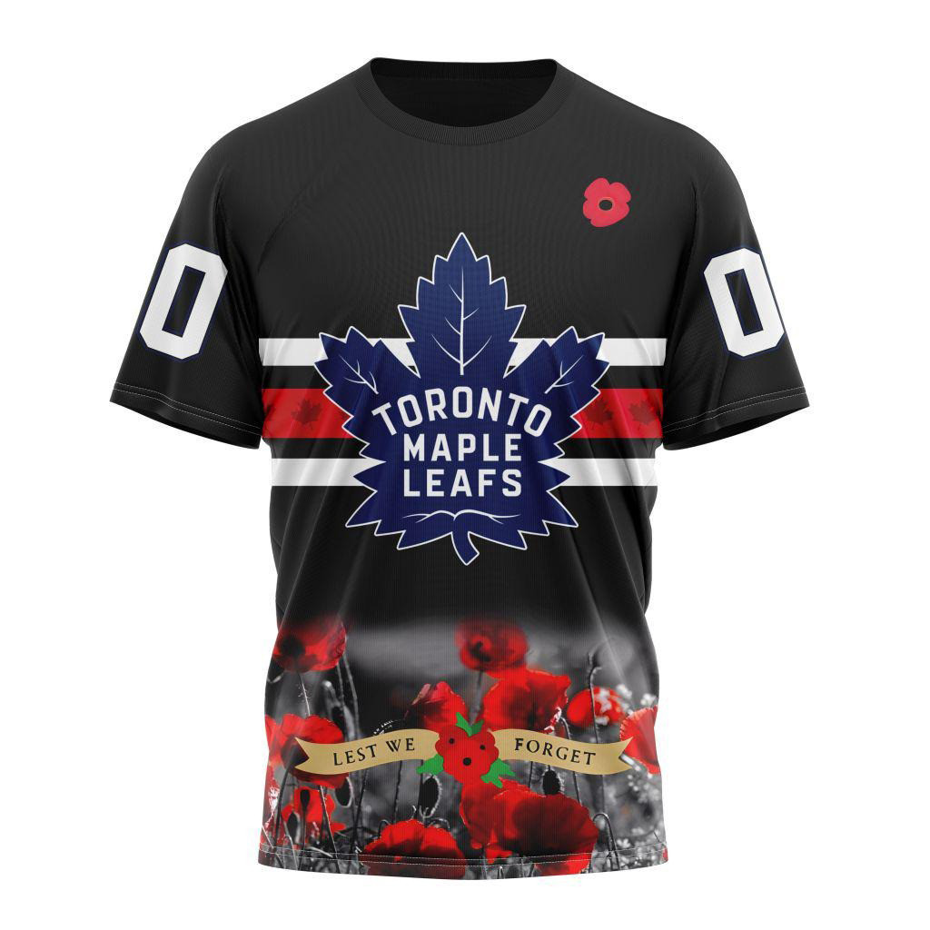 Custom NHL Toronto Maple Leafs Hockey Special Remembrance Day Shirt Hockey Enthusiasts Gifts
