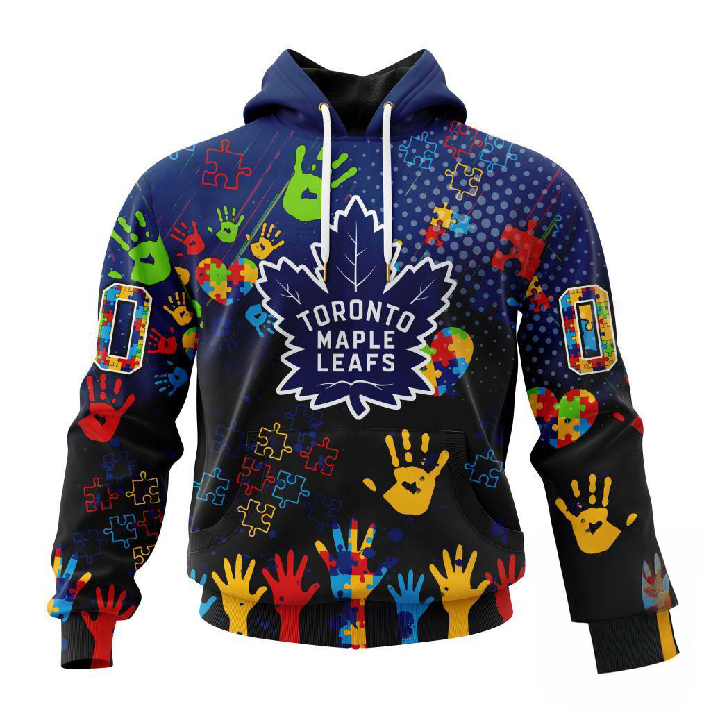 Custom NHL Toronto Maple Leafs Special Autism Awareness Hoodie Unique Gifts For Hockey Lovers