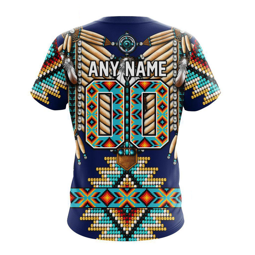 Custom NHL Toronto Maple Leafs Special Native American Costume Hockey Team Shirt Gifts For Men